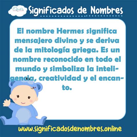 significado del nombre hermes|Nombre Hermes, Significado y Origen .